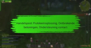 Handelspost: Probleemoplossing, Ontbrekende beloningen, Ondersteuning contact