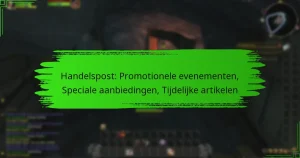Handelspost: Promotionele evenementen, Speciale aanbiedingen, Tijdelijke artikelen