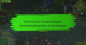 Twitch Drops: Streams bekijken, Deelnemende kanalen, Dropmeldingen